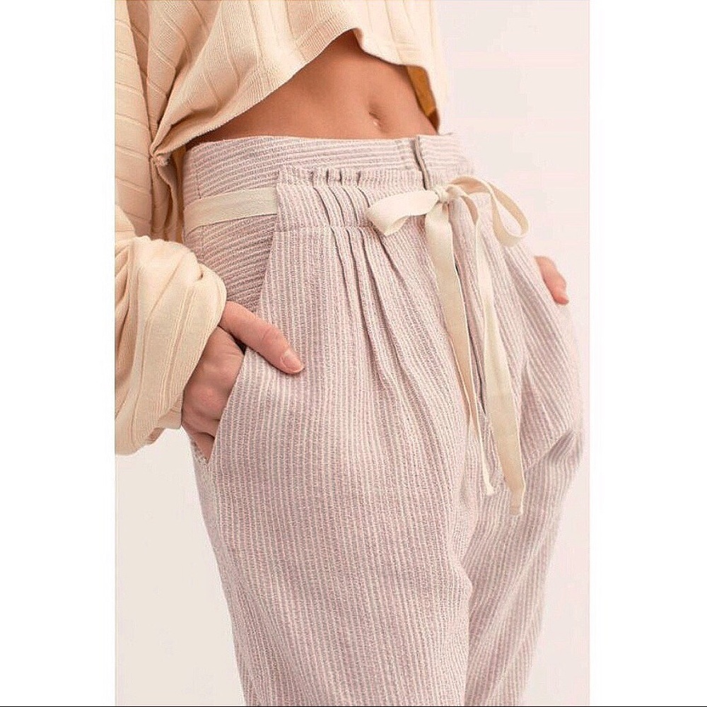 Free People Light At Sunrise Pants Light Pink